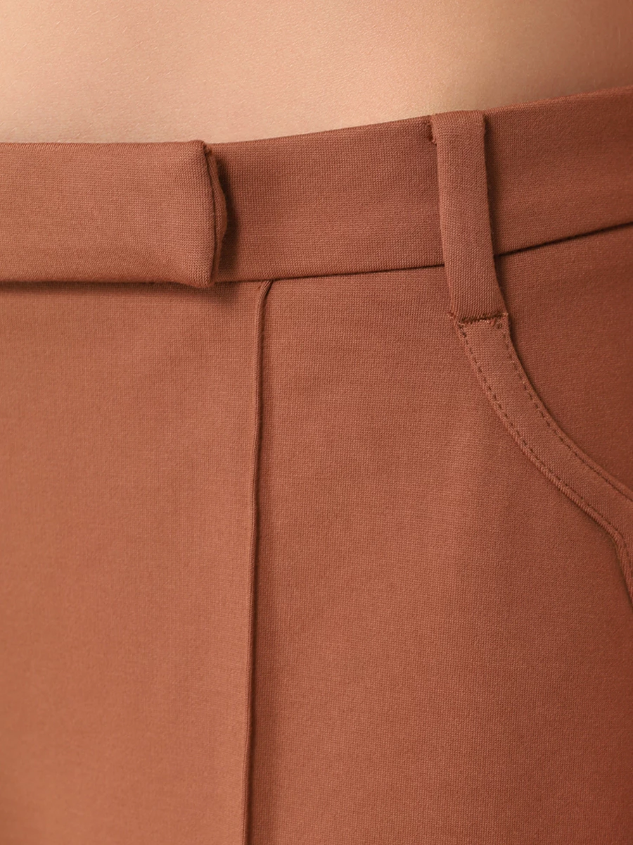 Костюм из вискозы DOROTHEE SCHUMACHER 242/648022/648003/773 Коричневый  Фото 8