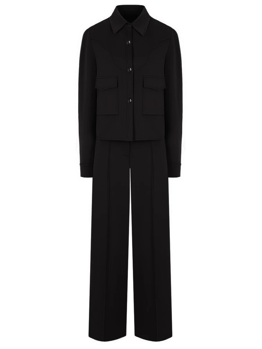 Костюм из вискозы DOROTHEE SCHUMACHER 242/648022/648003/999 Черный 