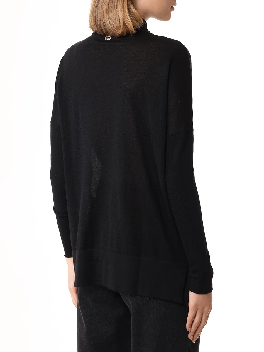 Водолазка кашемировая AGNONA K208108U-0J180LU K09 Черный  Фото 3