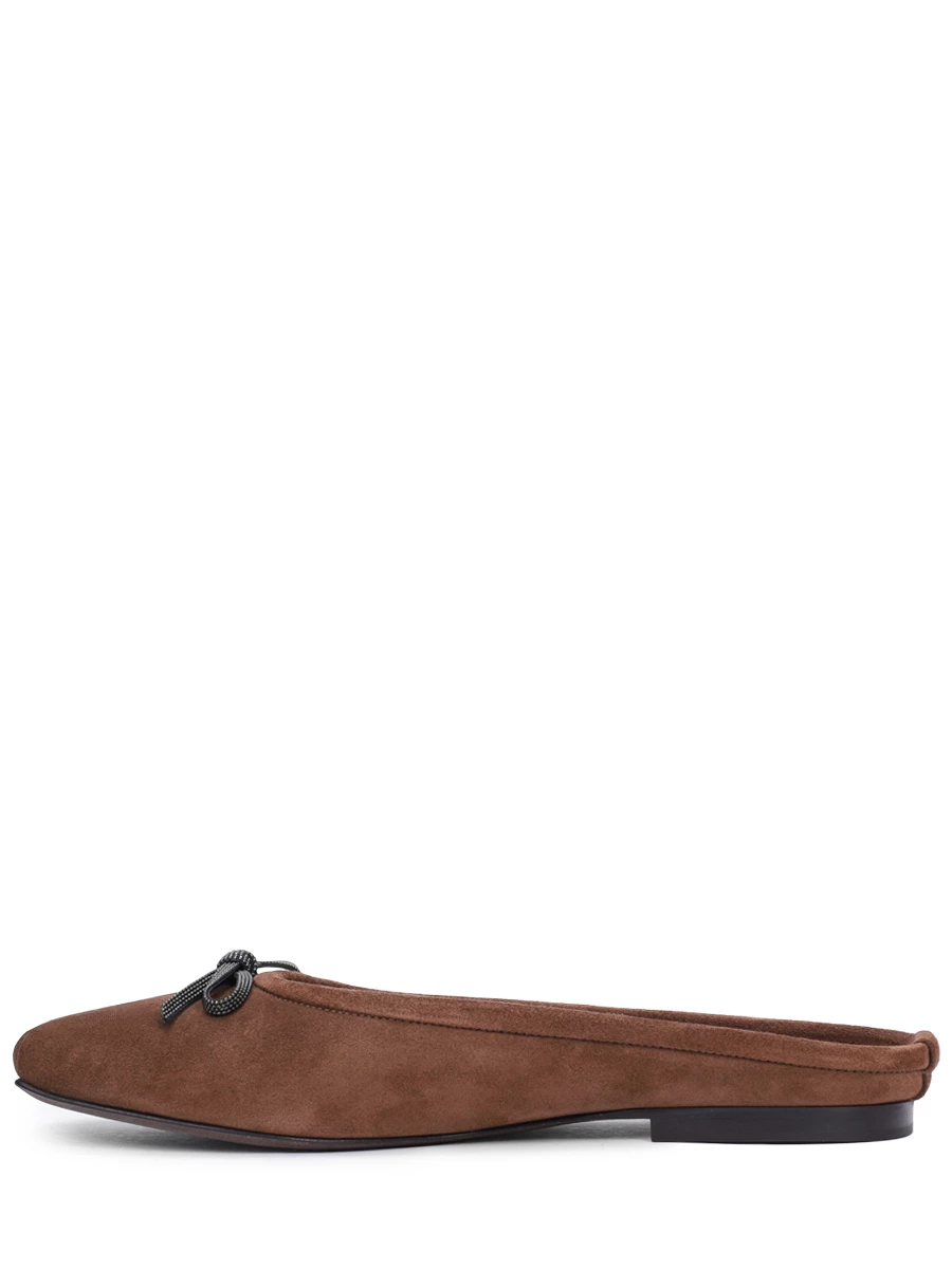 Балетки замшевые BRUNELLO CUCINELLI MZSFCBP401 C5988 Коричневый  Фото 3