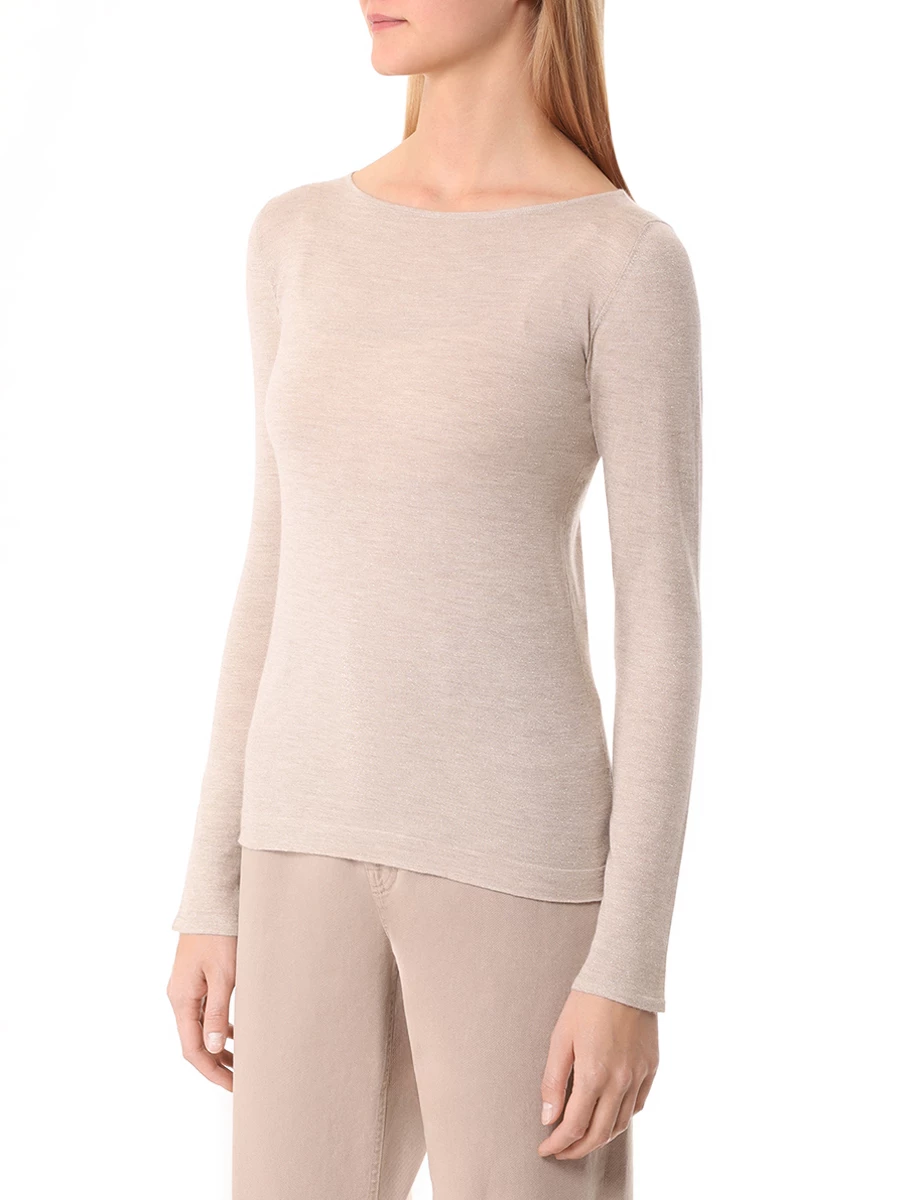 Джемпер кашемировый BRUNELLO CUCINELLI M4180BP188 C067 Золотой  Фото 4