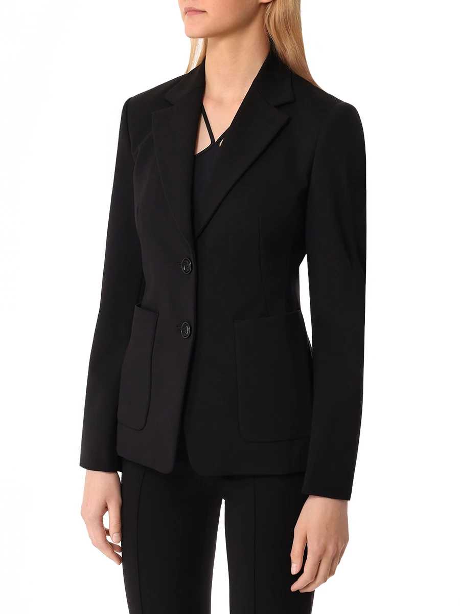 Жакет из вискозы DOROTHEE SCHUMACHER 888/048042/999 Черный  Фото 4