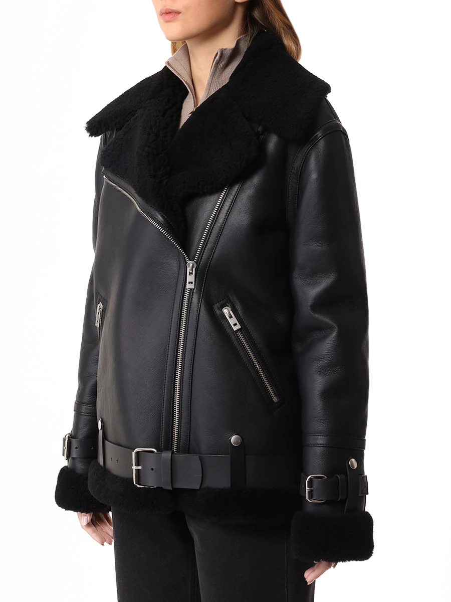 

Дубленка из овчины, Черный, FW22_SA_003