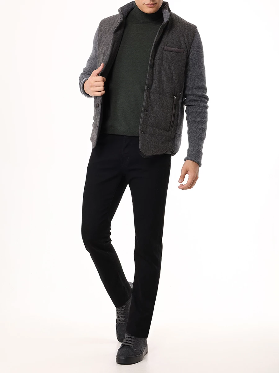 

Джинсы Slim Fit хлопковые, Черный, UQE04 30 S3598 001D