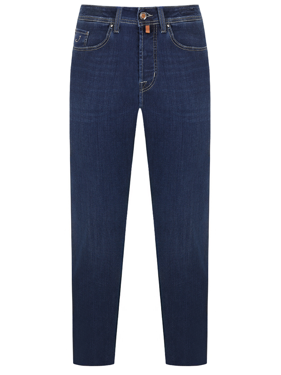 Джинсы Regular Fit из хлопка и лиоцелла JACOB COHEN