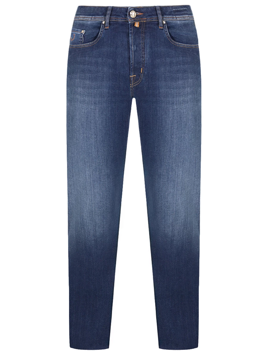 Джинсы Slim Fit хлопковые JACOB COHEN UQE04 34 P3731 836D Синий 