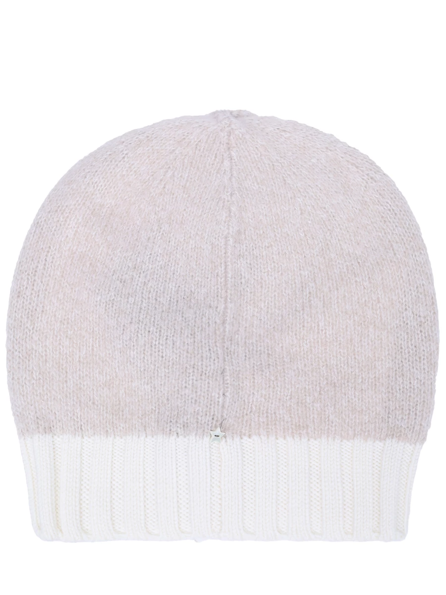 Шапка из шерсти и кашемира LORENA ANTONIAZZI A24139CE48A/2997 2290 Бежевый  Фото 2