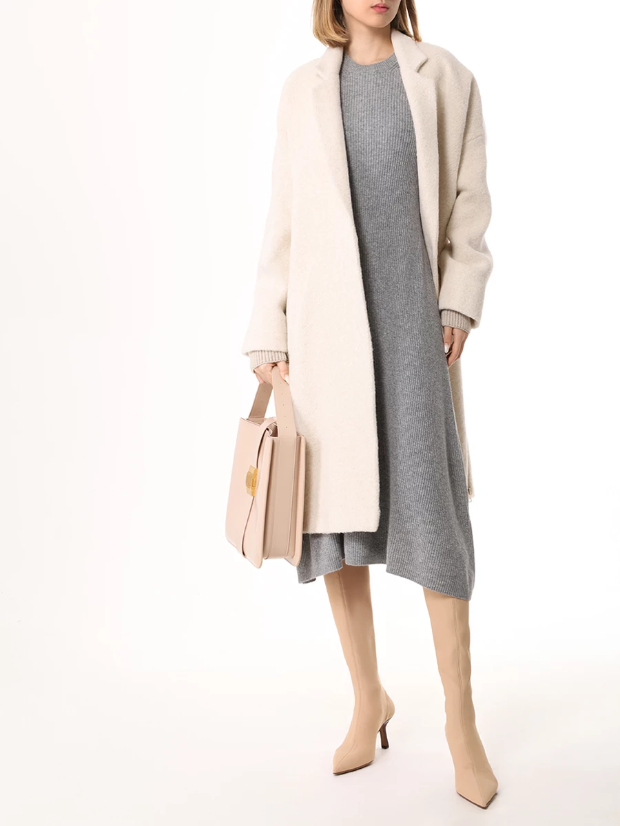 Платье шерстяное LORENA ANTONIAZZI A24121AM51A/2472 940 Серый  Фото 2