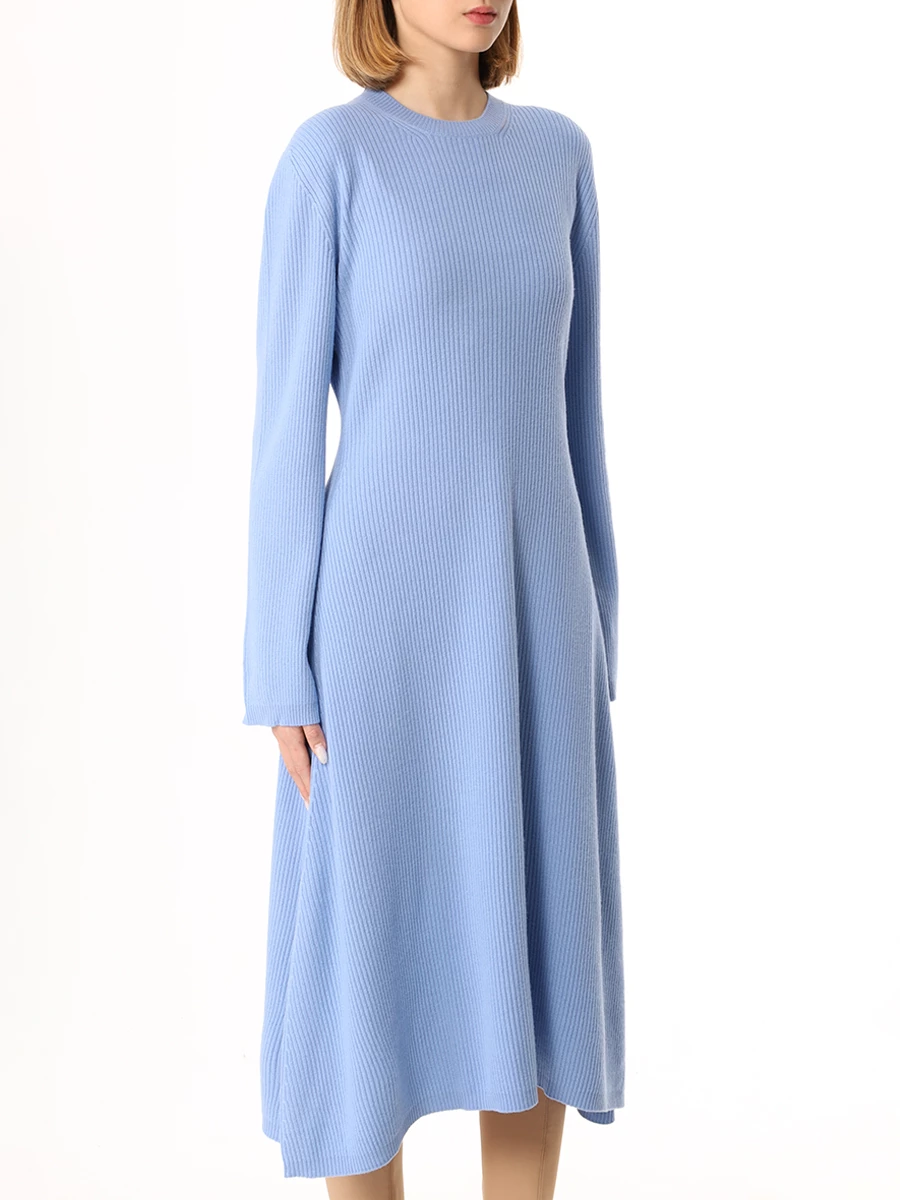 Платье шерстяное LORENA ANTONIAZZI A24121AM51A/2472 836 Голубой  Фото 4