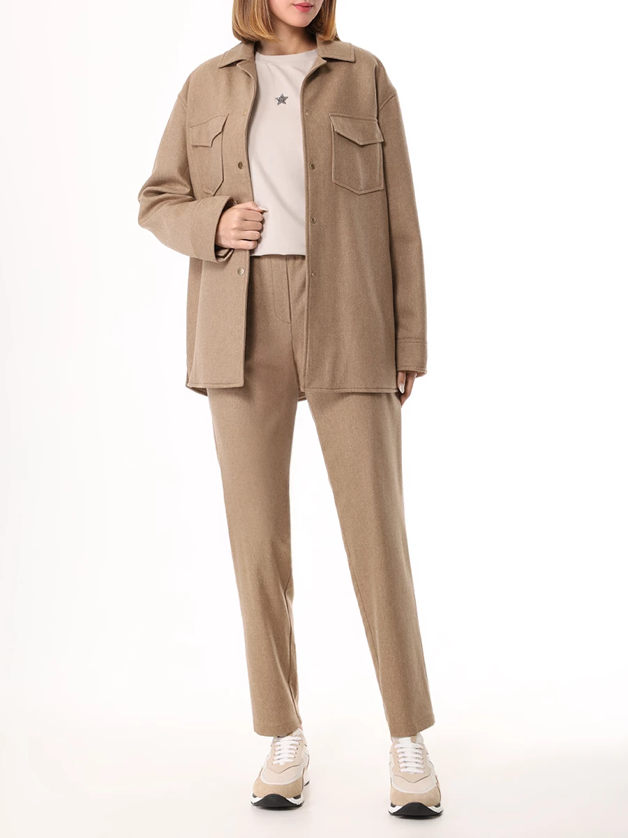 Костюм шерстяной LORENA ANTONIAZZI A2434PI19A/4439/PA80AA/4010/1121/237 Коричневый  Фото 2