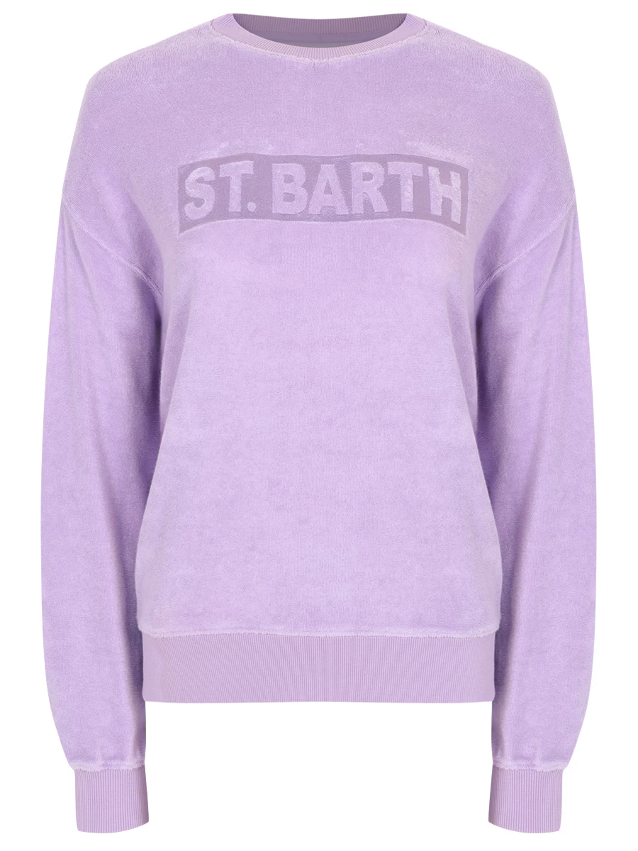 

Толстовка хлопковая, Фиолетовый, STARDUST SPONGE - TERRY EMBOSSED BARTH 24