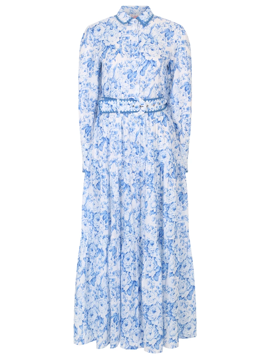 Платье льняное MC2 SAINT BARTH MARBELLA - LINEN PROVANCE ROSE 17 Цветочный принт 