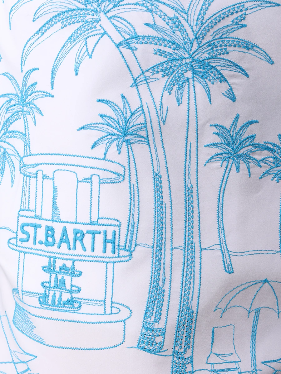 

Шорты плавательные, Белый, PATMOS THE RIVIERA - PALM BEACH 01 EMB