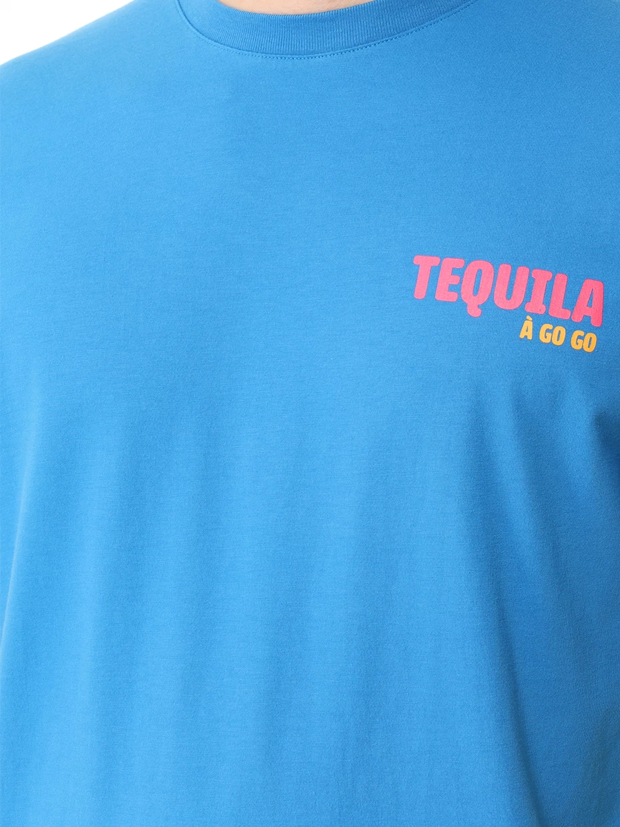 

Футболка хлопковая, Синий, TSHIRT MAN - GO TEQUILA GO 17