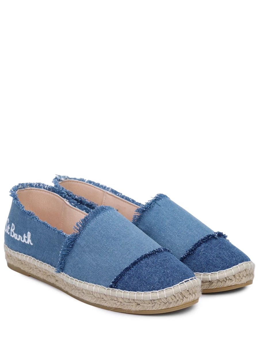 Эспадрильи текстильные MC2 SAINT BARTH MOGAN - DENIM EMB Деним  Фото 2