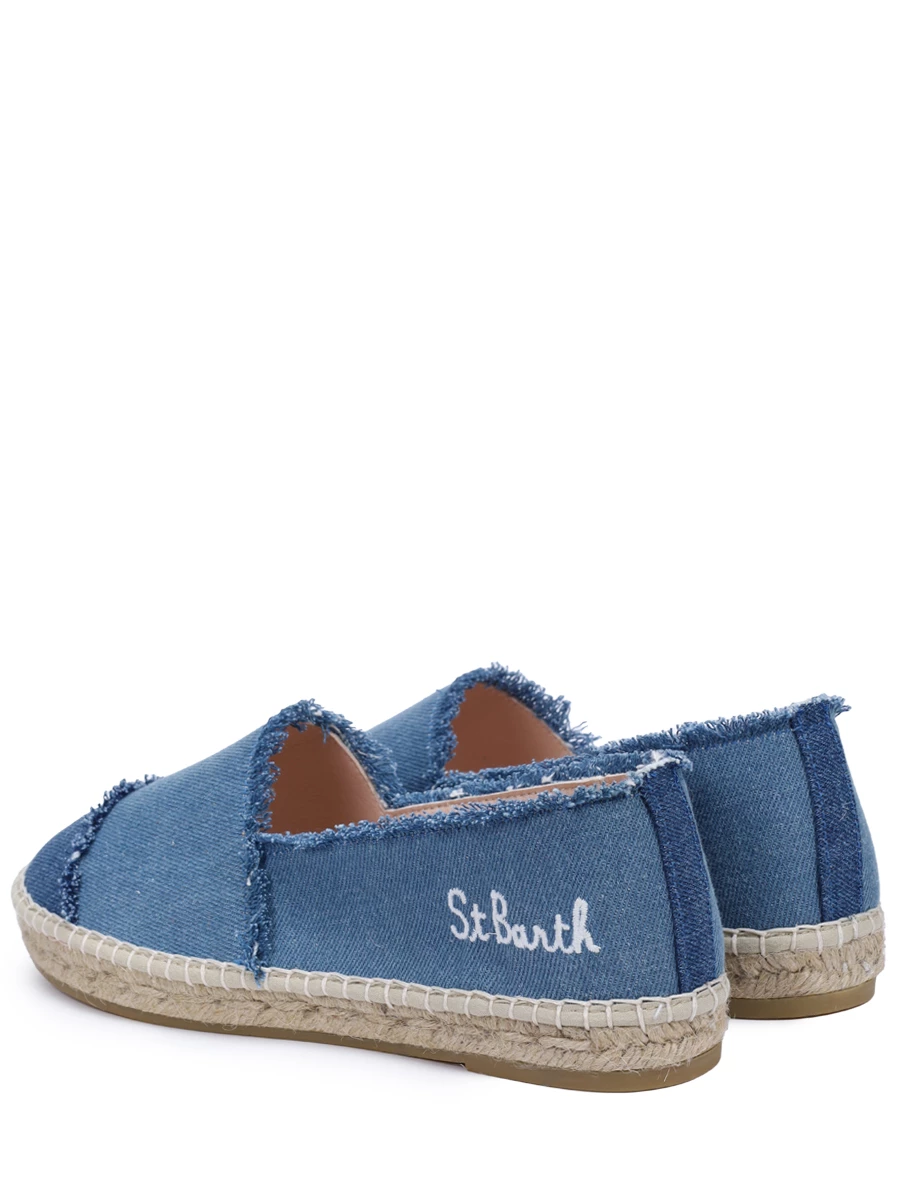 Эспадрильи текстильные MC2 SAINT BARTH MOGAN - DENIM EMB Деним  Фото 4