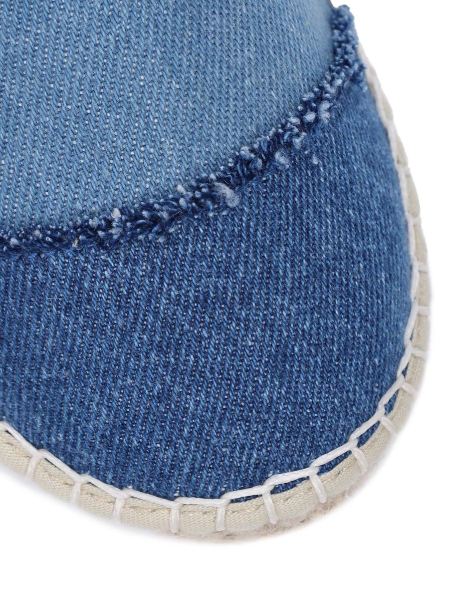 Эспадрильи текстильные MC2 SAINT BARTH MOGAN - DENIM EMB Деним  Фото 5