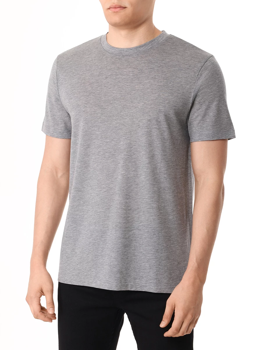 Футболка из лиоцелла BOSS 50518769/041 Серый  Фото 4