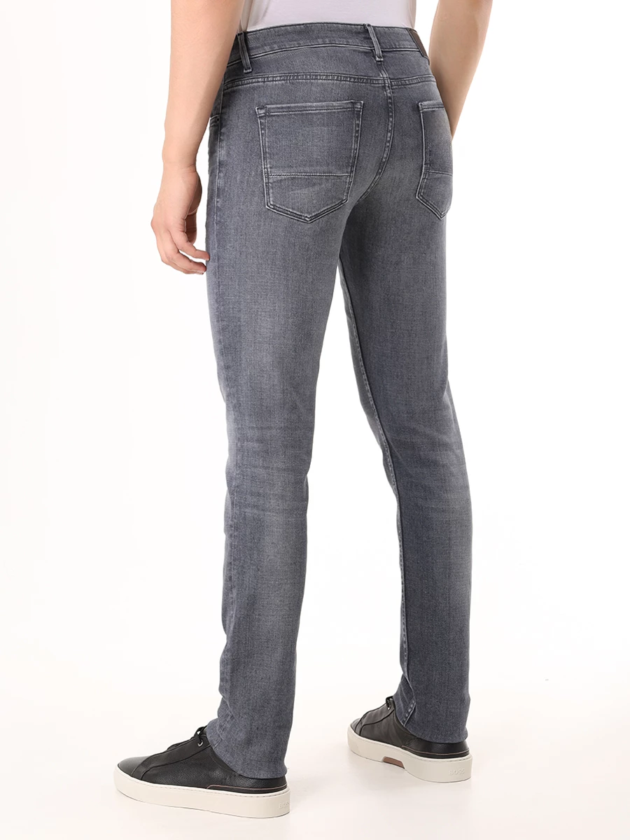 Джинсы Extra Slim Fit хлопковые BOSS 50472023/030 Серый  Фото 3
