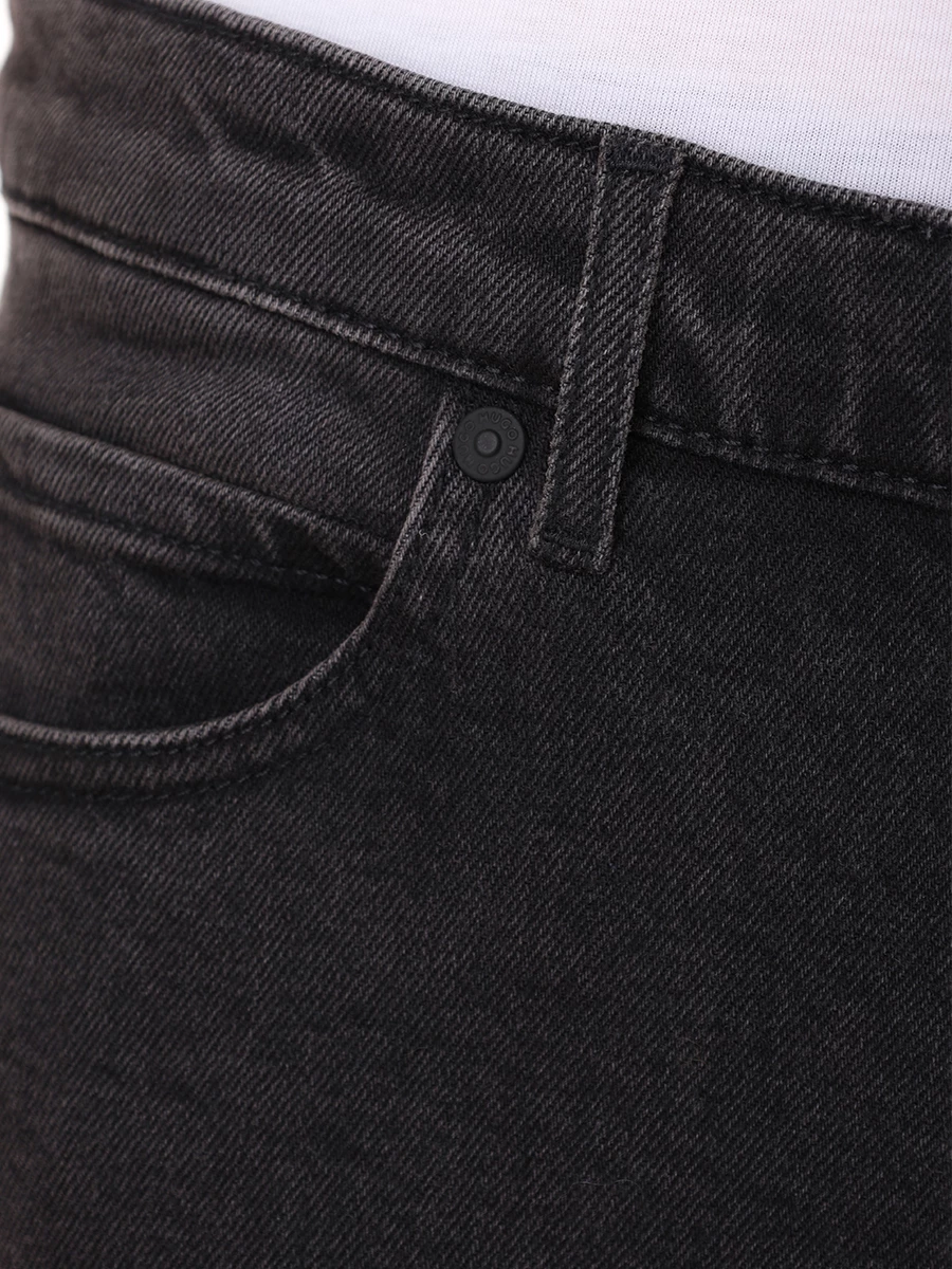 Джинсы Tapered Fit хлопковые HUGO 50511325/010 Серый  Фото 6