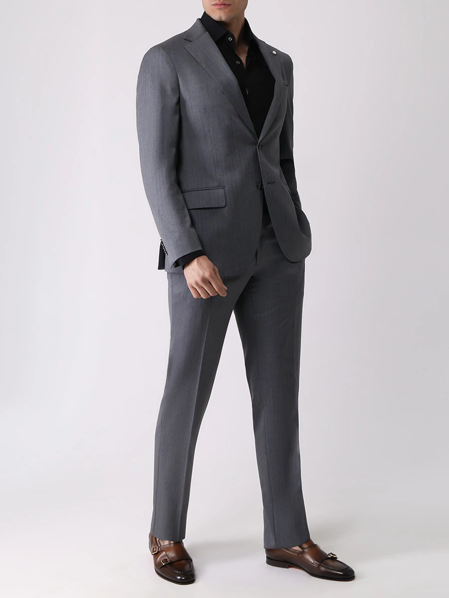 Рубашка Regular Fit хлопковая BOSS 50473265/001 Черный  Фото 2