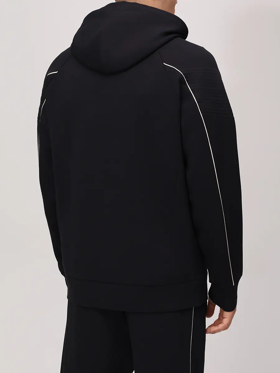 Олимпийка хлопковая BOSS 50518197/001 Черный  Фото 3