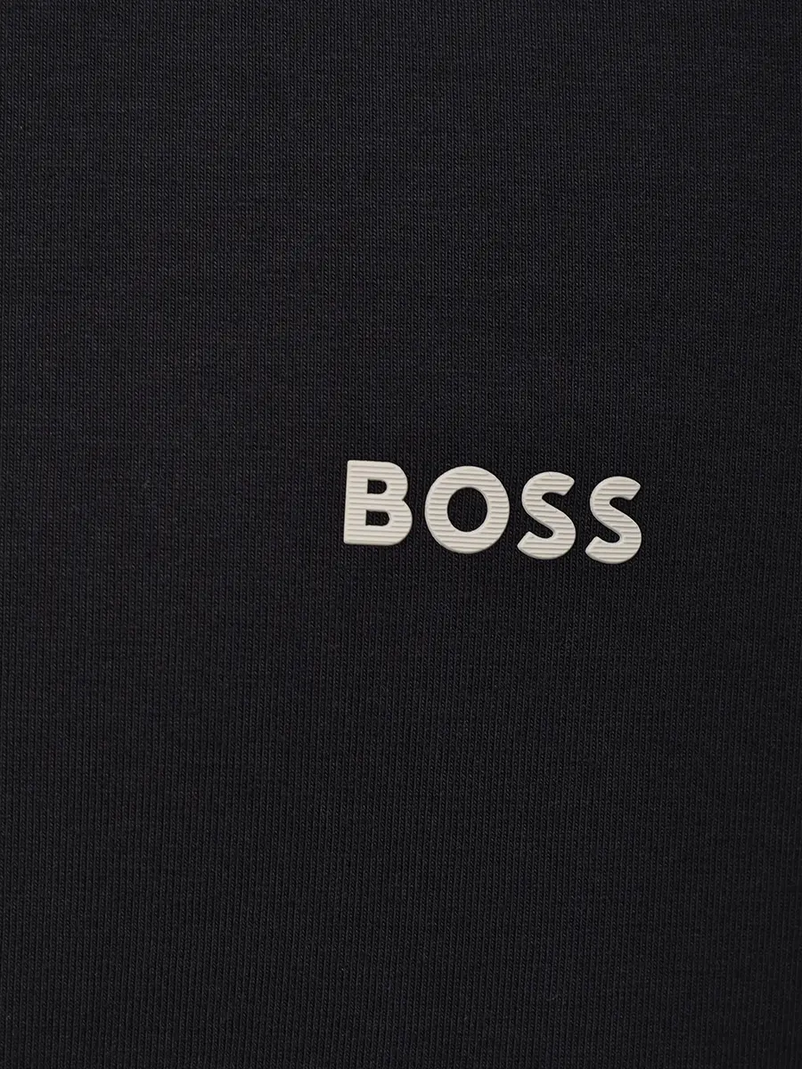 Олимпийка хлопковая BOSS 50518197/001 Черный  Фото 5