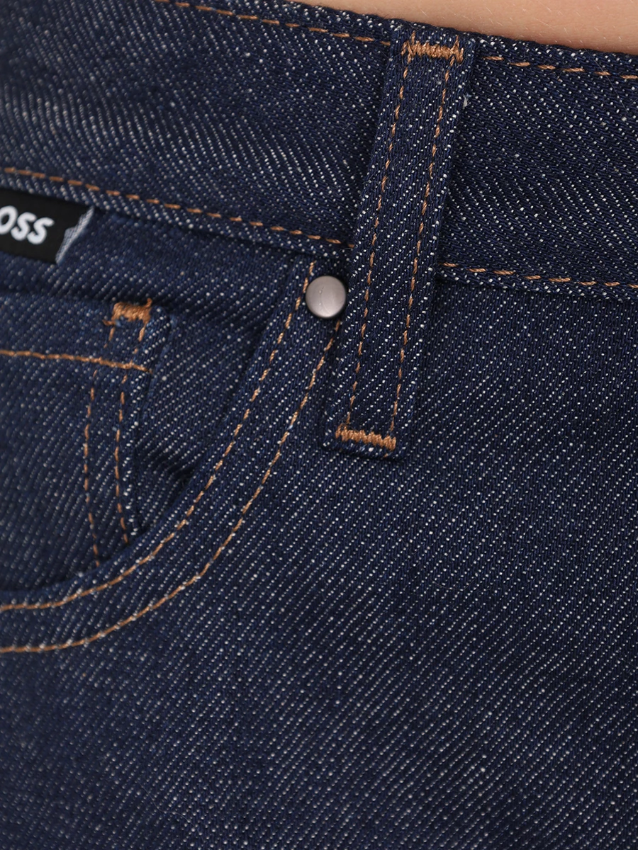 Джинсы хлопковые BOSS 50522847/471 Синий  Фото 6