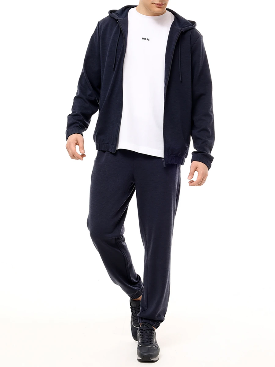 

Олимпийка из шерсти и хлопка, Синий, 50518748/404