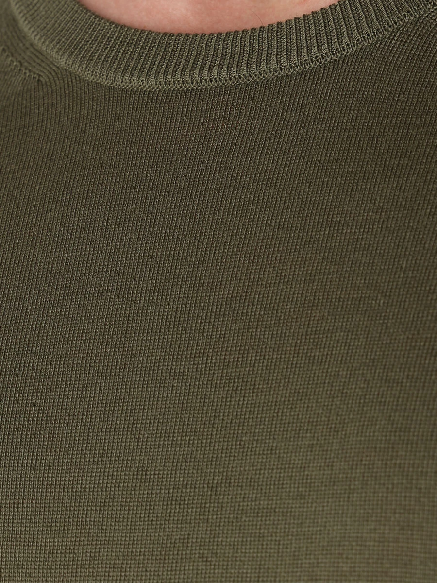Джемпер шерстяной BOSS 50468239/377 Зеленый  Фото 5