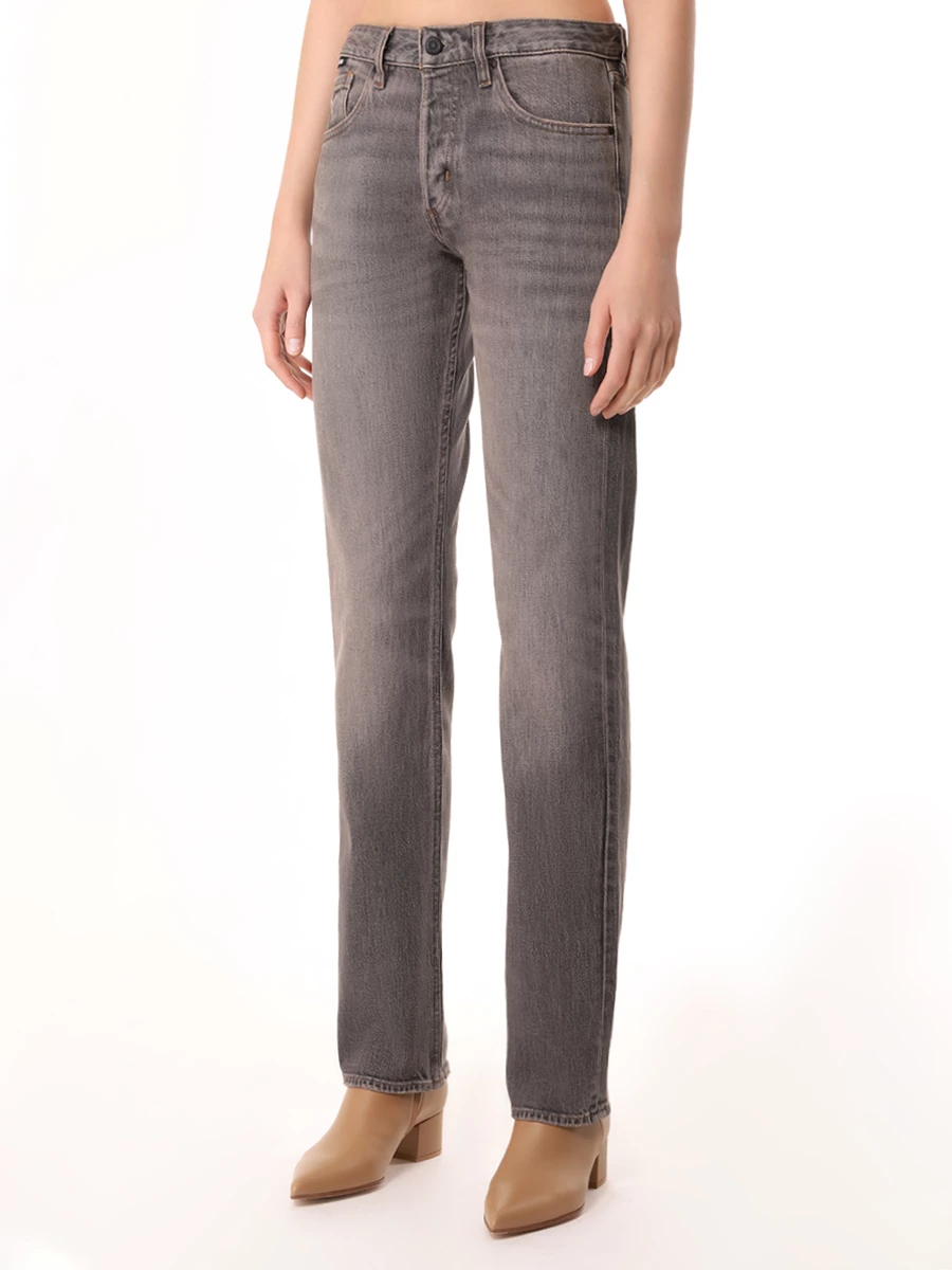 Джинсы хлопковые BOSS 50524680/020 Серый  Фото 4