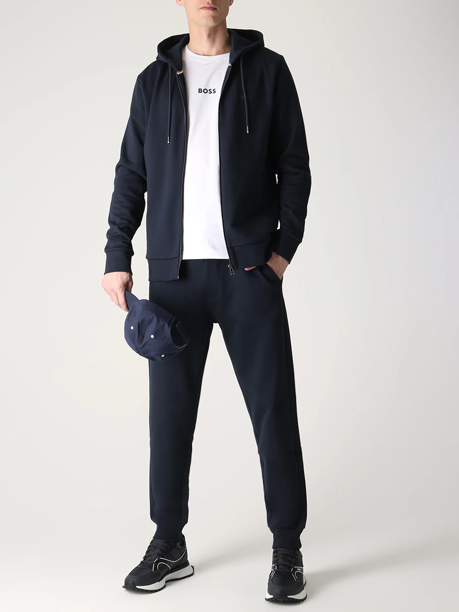 Олимпийка хлопковая BOSS 50471960/404 Синий  Фото 2