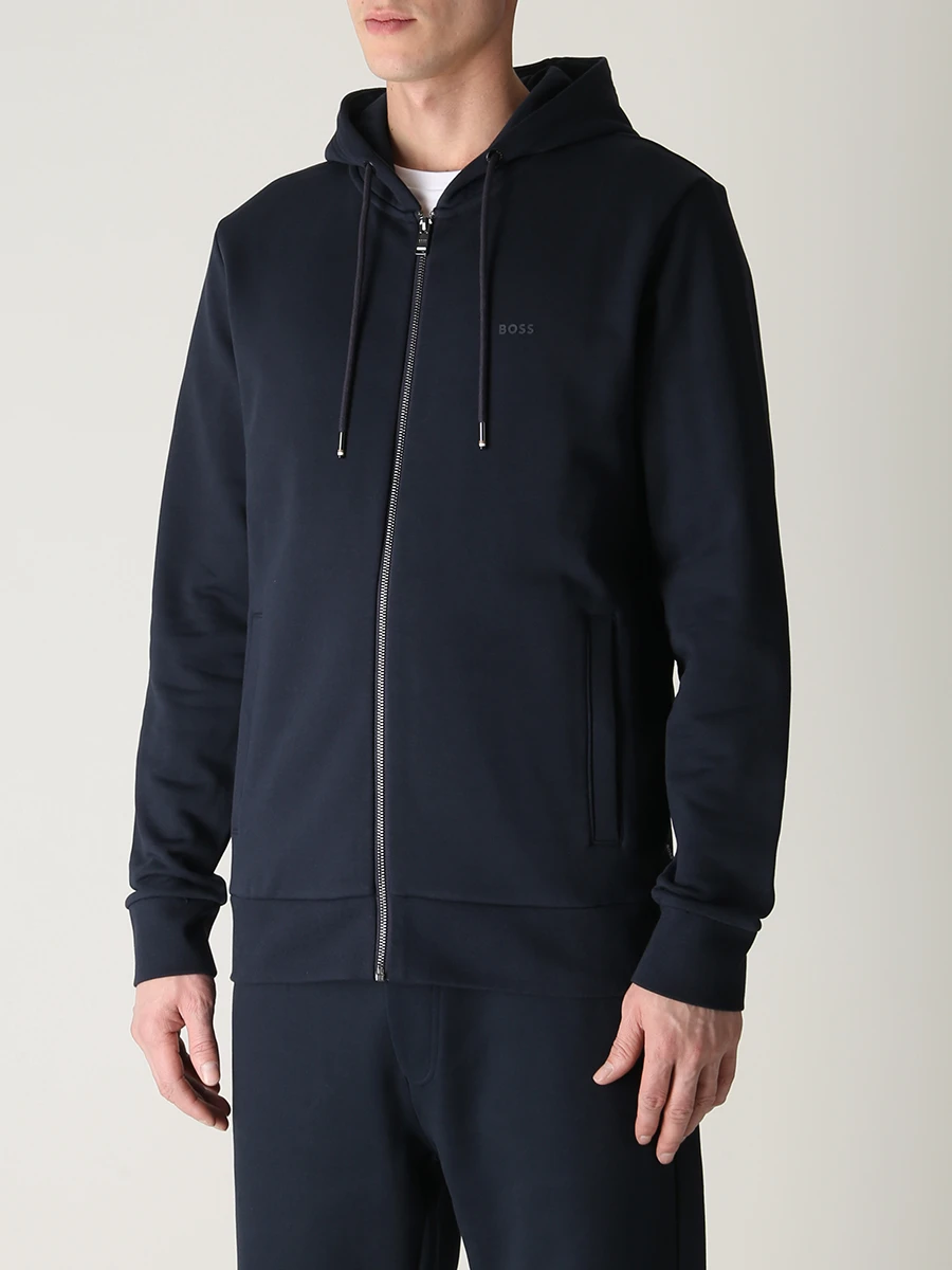 Олимпийка хлопковая BOSS 50471960/404 Синий  Фото 4