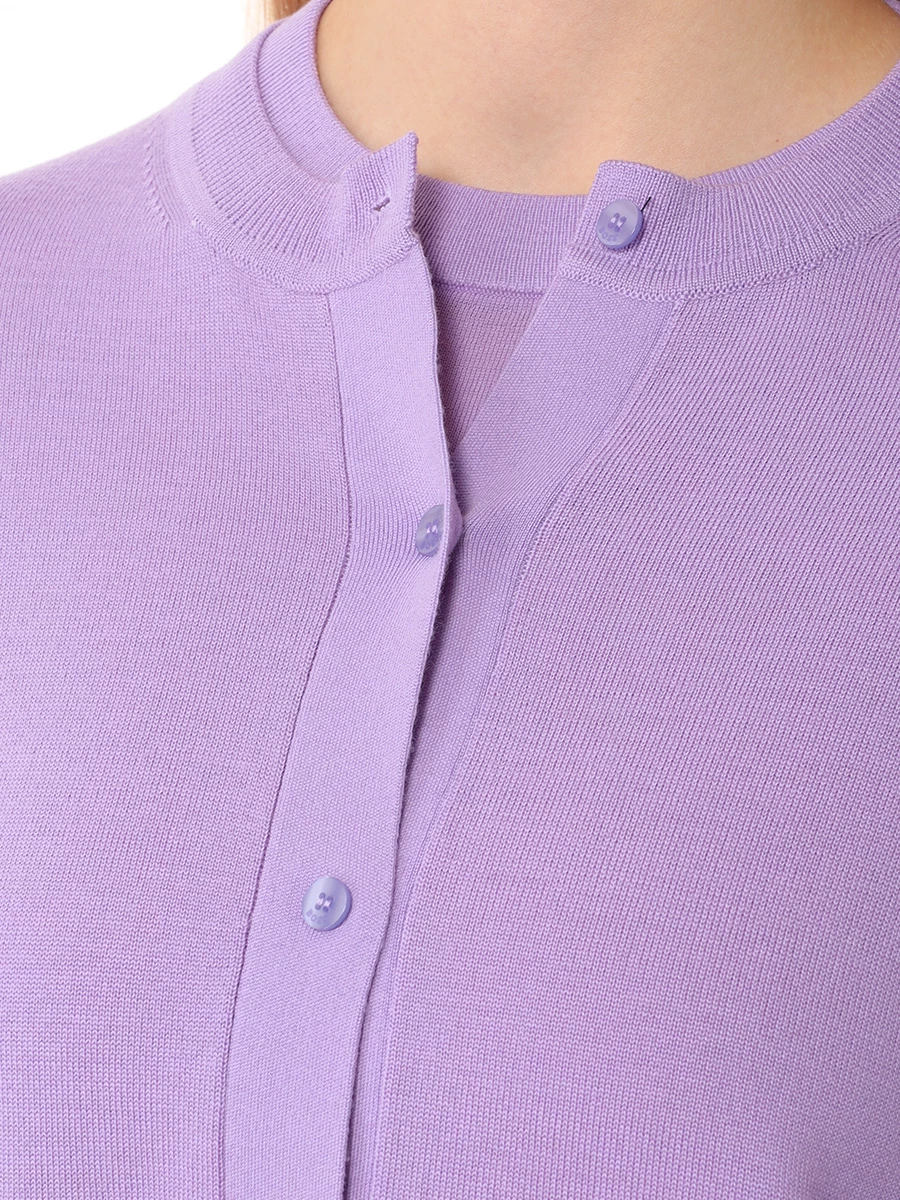 Кардиган шерстяной BOSS 50492552/519 Сиреневый  Фото 5