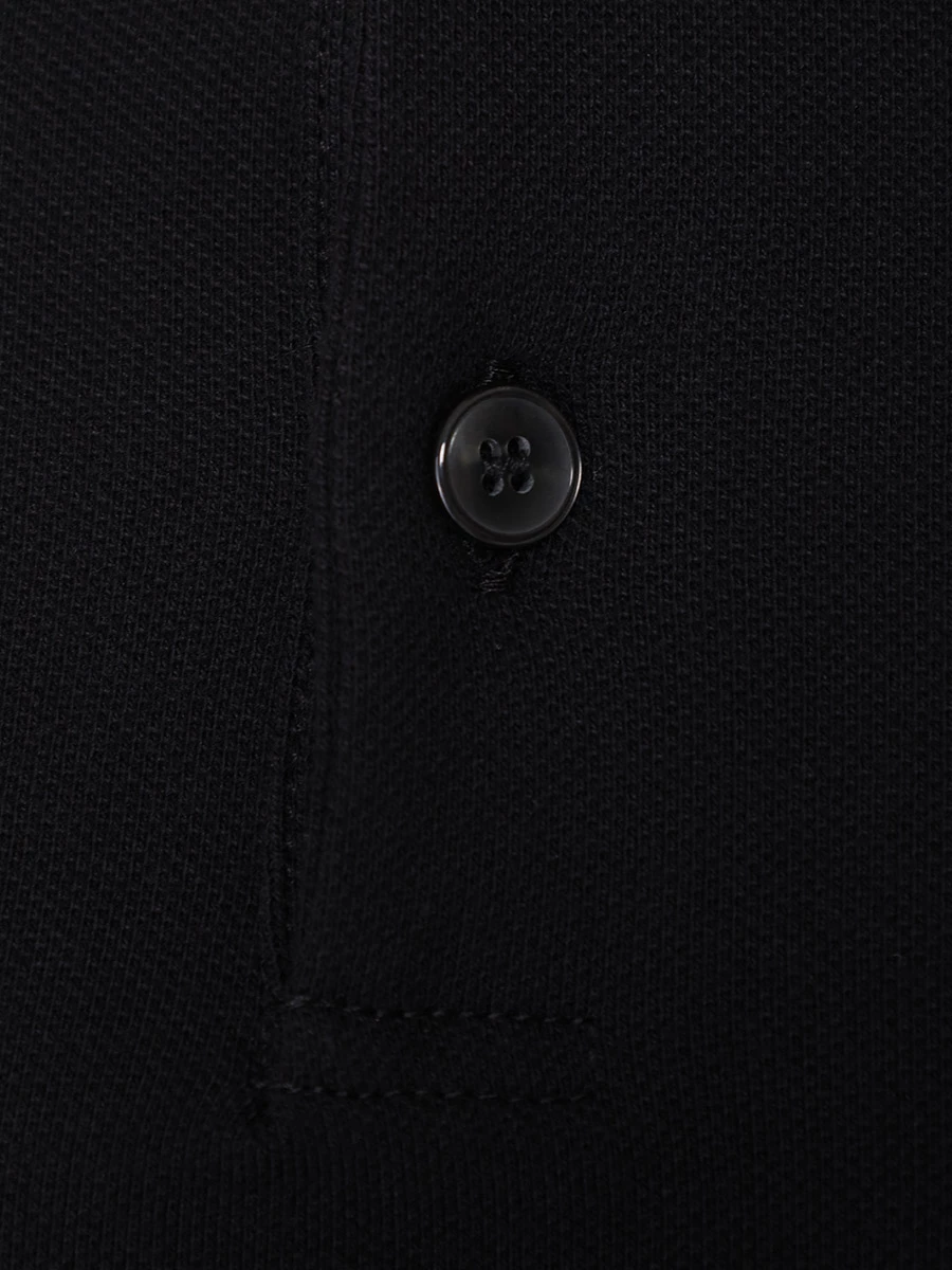 Поло хлопковое DOLCE & GABBANA G8PL4T G7F2H N0000 Черный  Фото 6