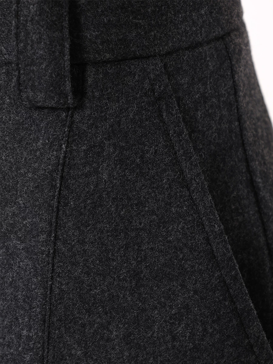 Юбка шерстяная LORENA ANTONIAZZI A2450GO20A/4010 997 Темно- Серый  Фото 6