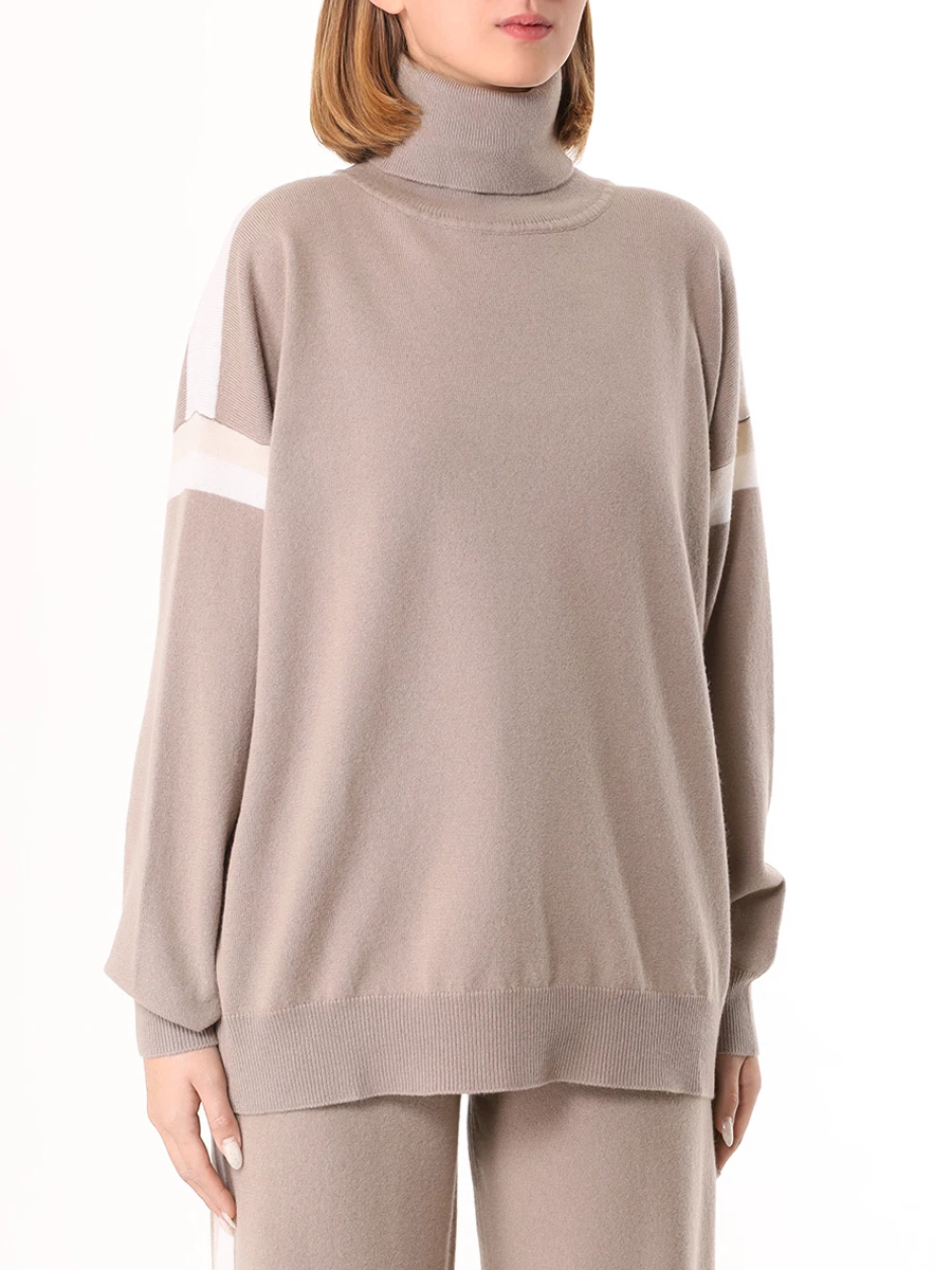 Свитер шерстяной LORENA ANTONIAZZI A24118DM68A/2472 2081 Бежевый  Фото 4