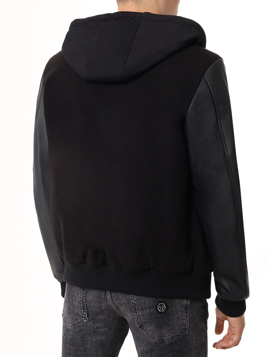 Куртка комбинированная PHILIPP PLEIN MRB2513/02 Черный  Фото 3