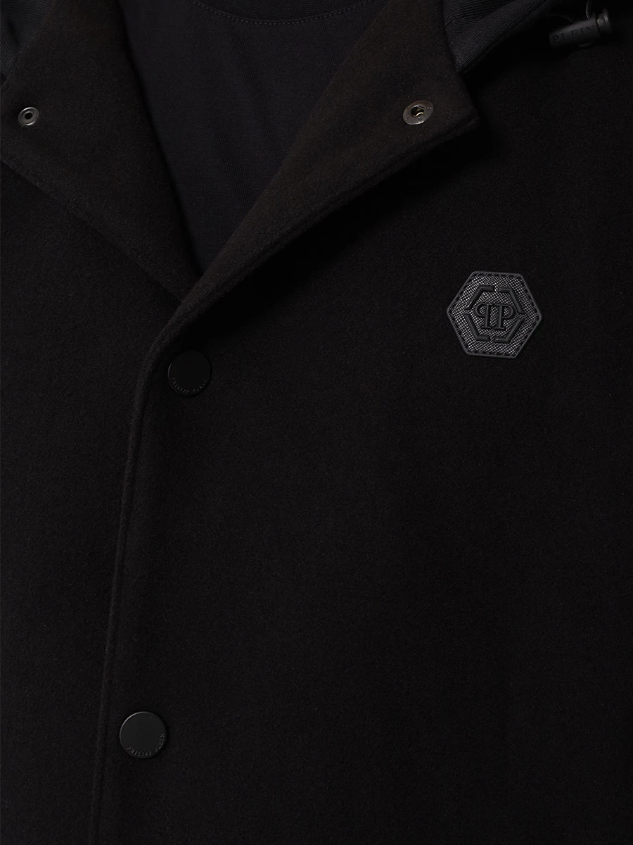 Куртка комбинированная PHILIPP PLEIN MRB2513/02 Черный  Фото 5