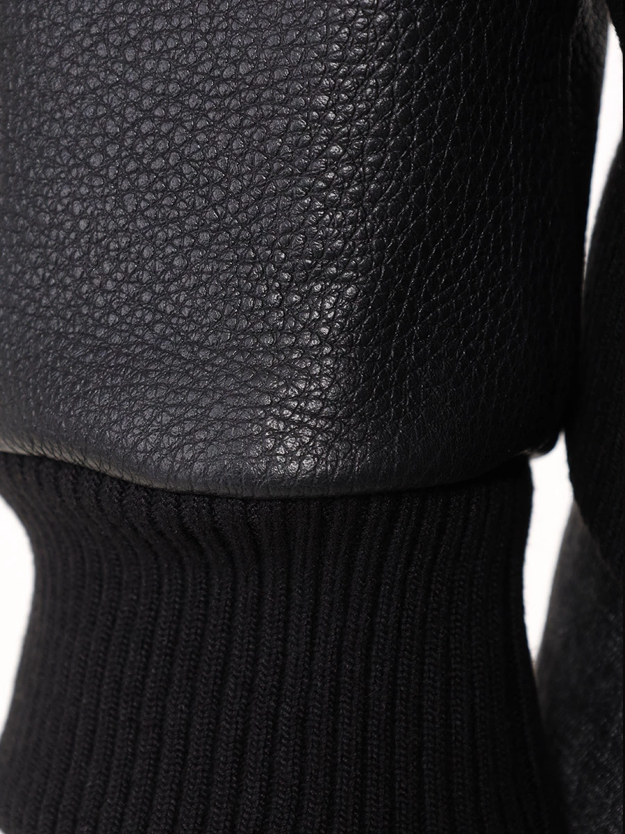 Куртка комбинированная PHILIPP PLEIN MRB2513/02 Черный  Фото 6