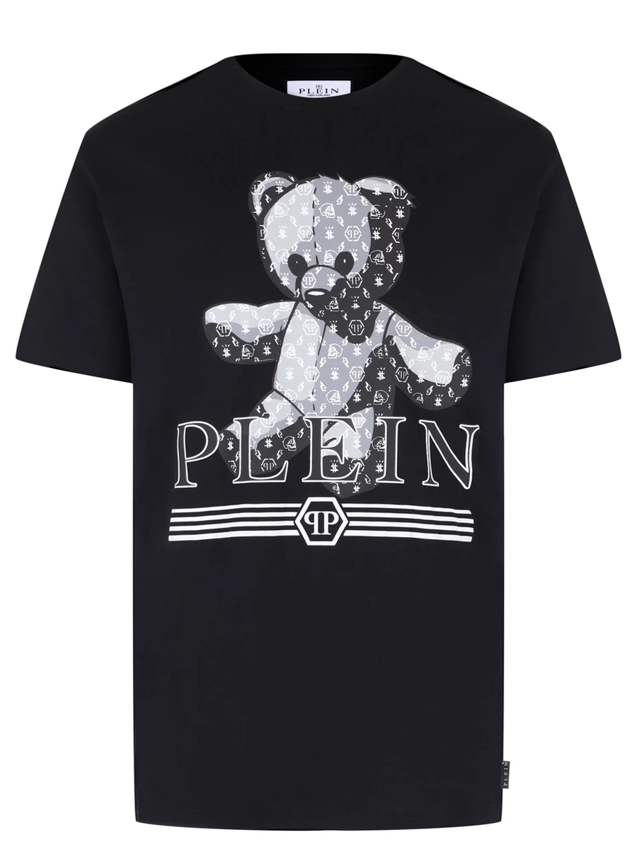 Футболка хлопковая PHILIPP PLEIN MTK7432/02 Черный 