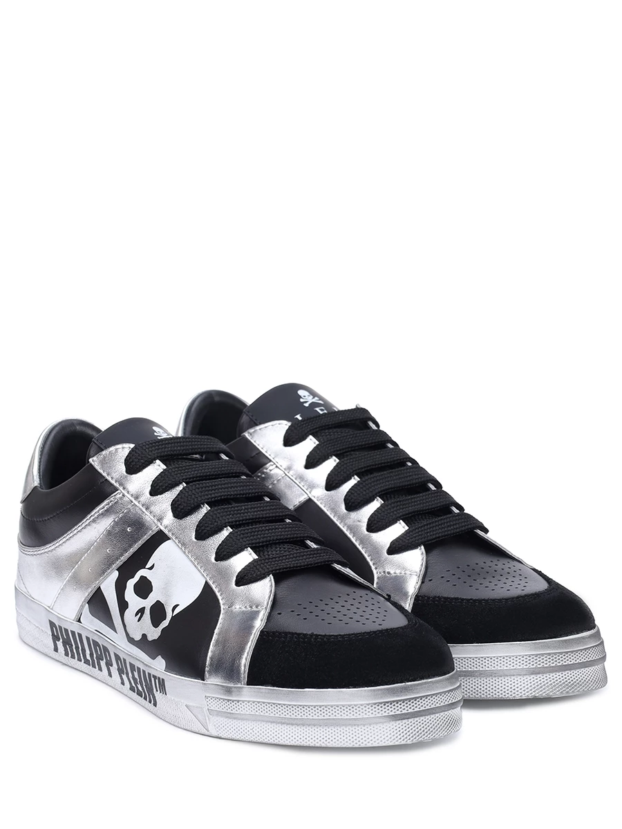 Кеды комбинированные PHILIPP PLEIN USC0633/0270 Черный  Фото 2