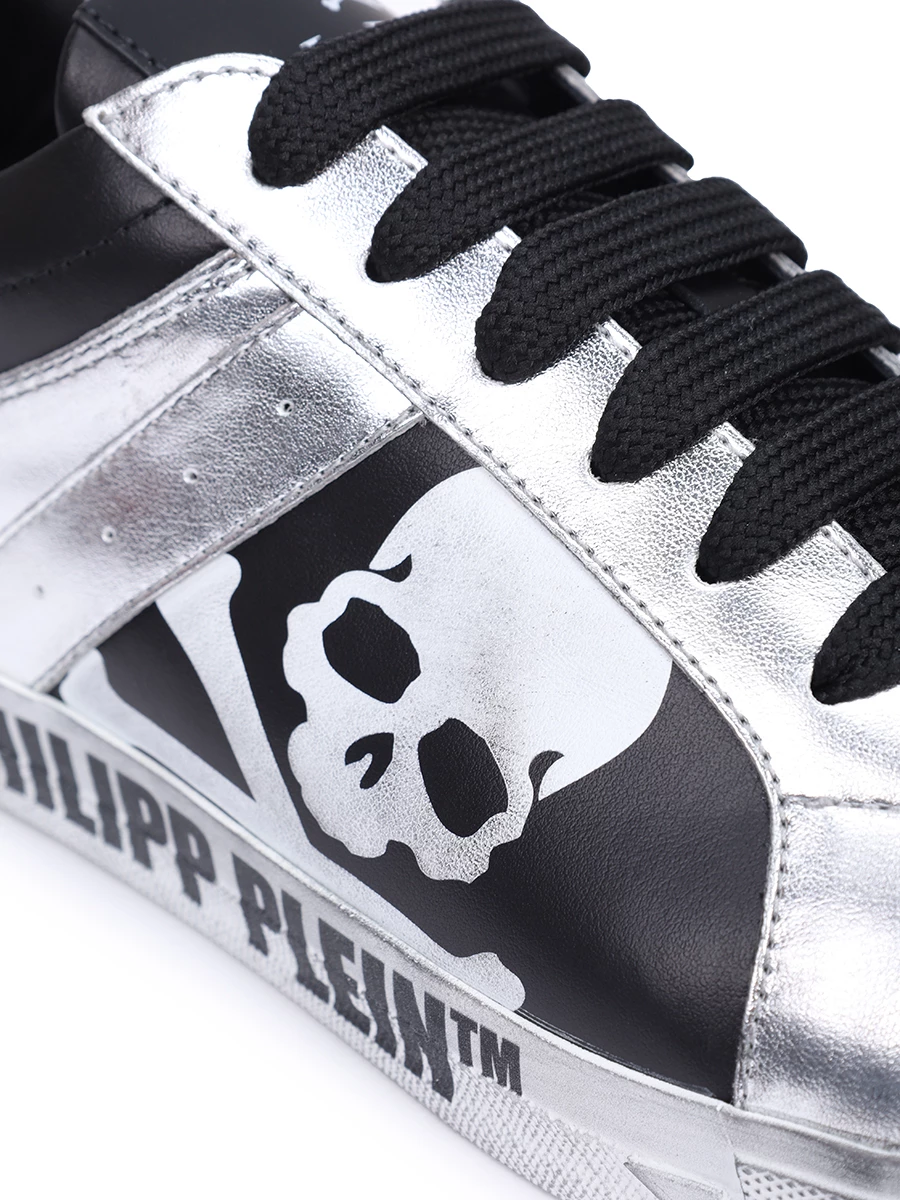 Кеды комбинированные PHILIPP PLEIN USC0633/0270 Черный  Фото 5