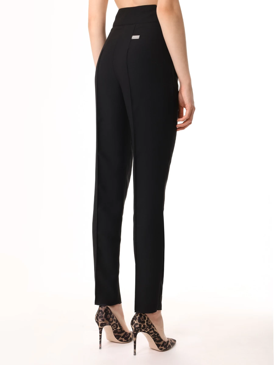 Брюки однотонные PHILIPP PLEIN WRT1533/02 Черный  Фото 3