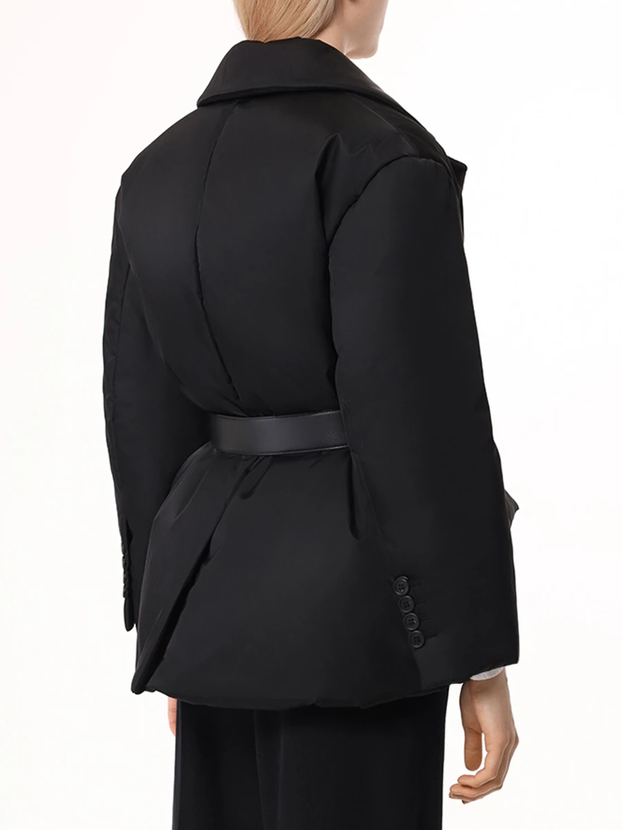 Пуховик однотонный PRADA 29D862S2221WQ8 F0002 Черный  Фото 3