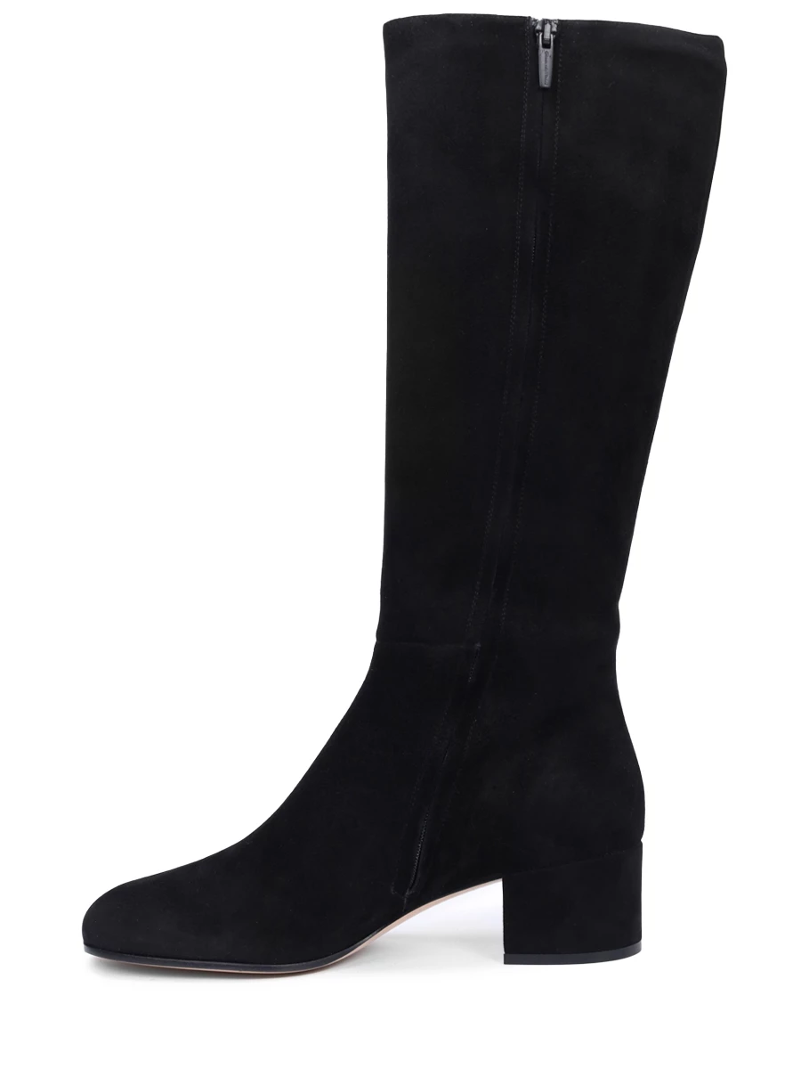 Сапоги замшевые GIANVITO ROSSI G80163.45RIC.C4FNECI Черный  Фото 3