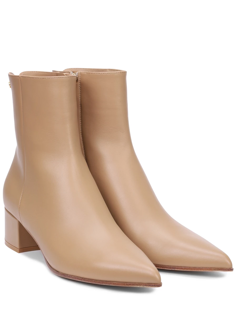 Ботильоны кожаные Lyell GIANVITO ROSSI G73161.45RIC.VGIDESE Бежевый  Фото 2