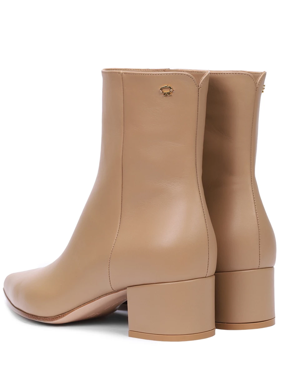 Ботильоны кожаные Lyell GIANVITO ROSSI G73161.45RIC.VGIDESE Бежевый  Фото 4