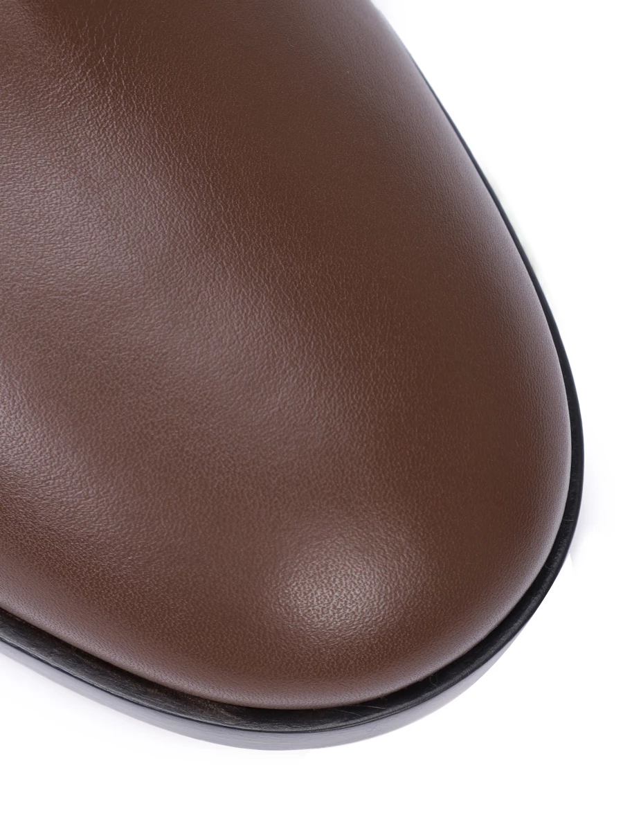 Сапоги кожаные Santiago GIANVITO ROSSI G80304.60CUO.VGIBROW Коричневый  Фото 5