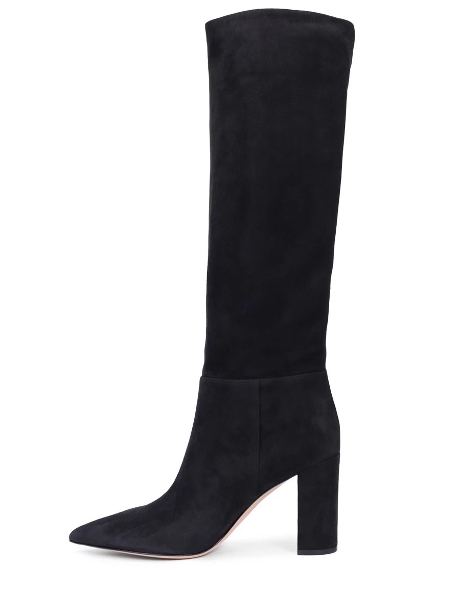 Сапоги замшевые Piper GIANVITO ROSSI G80152.85RIC.C45NERO Черный  Фото 3